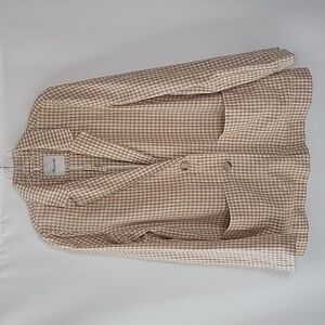 MADEWELL Linen Dorset Blazer Gingham Check